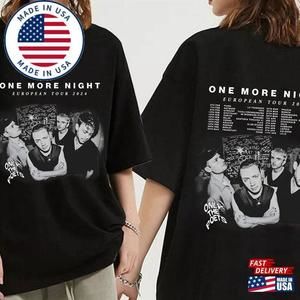 Only The Poets Eu  Tour Shirt Band Fan Concert   2 Sided